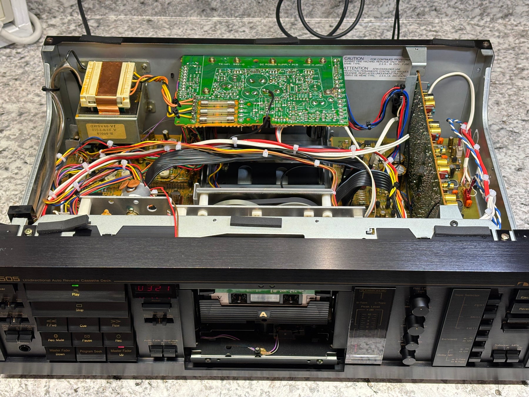Fully Restored Nakamichi RX-505 Cassette Deck