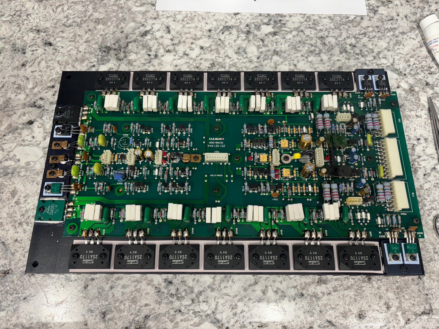 Onkyo M-510 Power Amplifier with a fresh restoration: Ultra rare, ultra heavy, and ultra beautiful