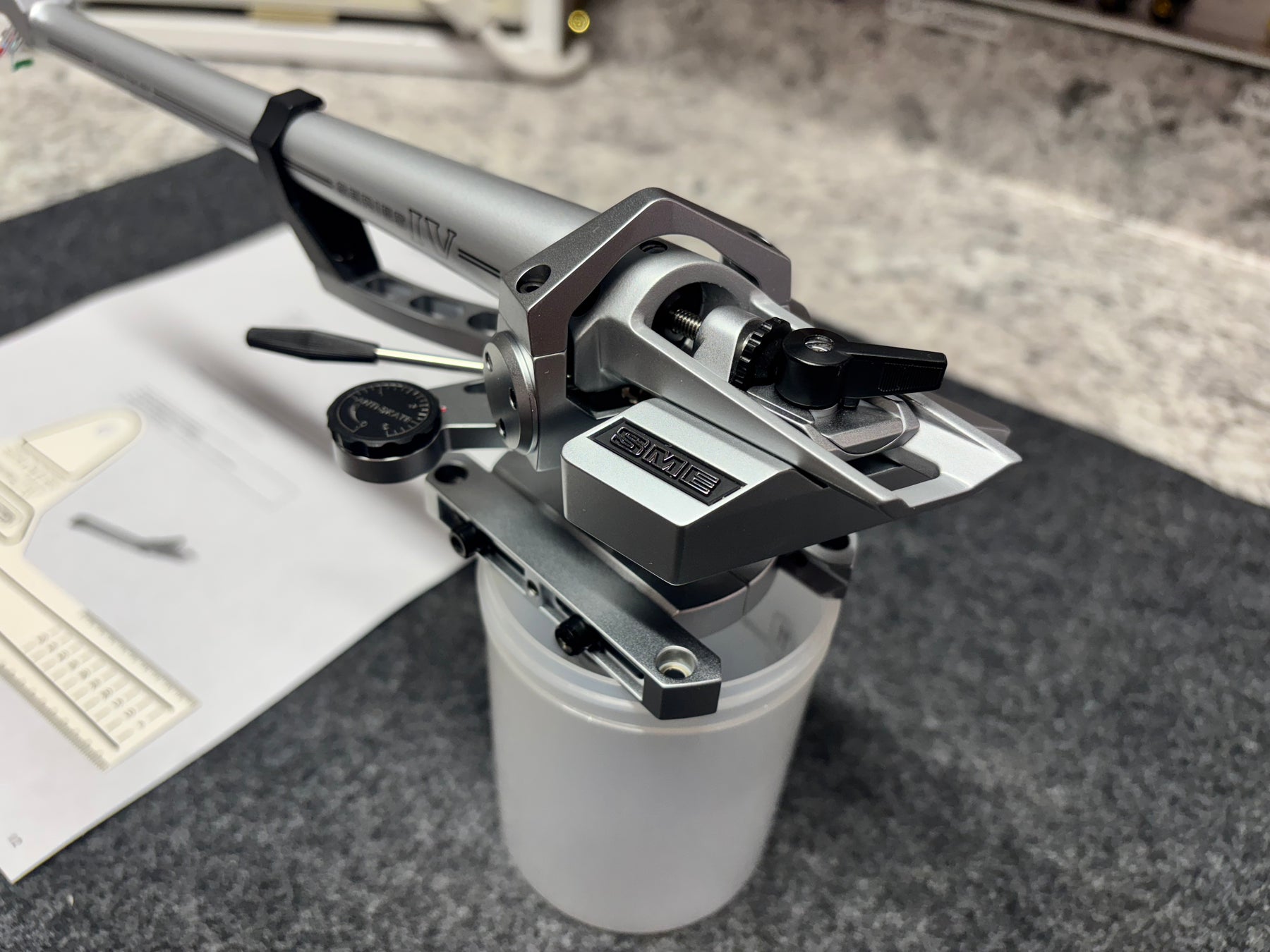 SME Series IV Tonearm. Fresh service and rebuild from SME New bearings & Wire