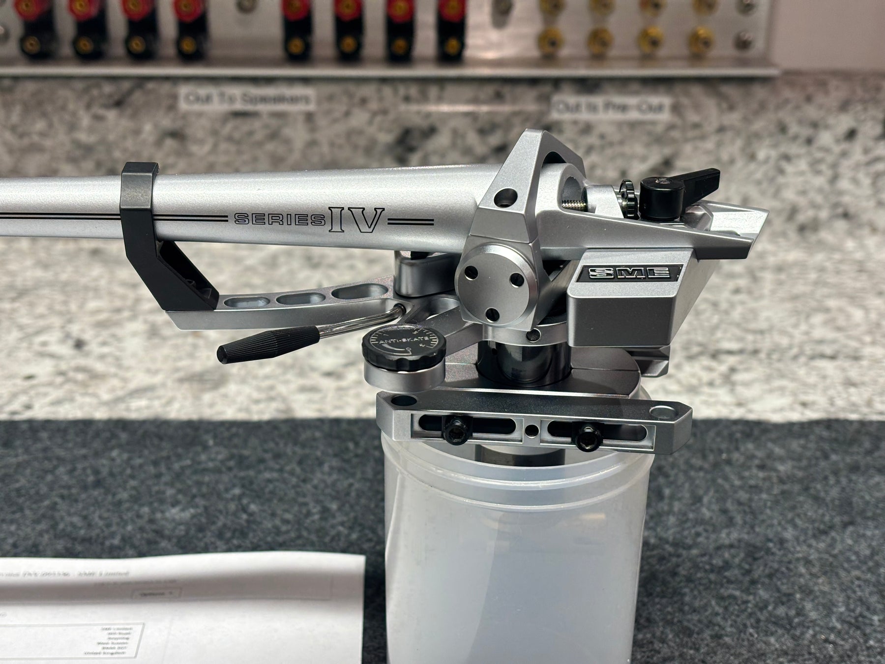 SME Series IV Tonearm. Fresh service and rebuild from SME New bearings & Wire