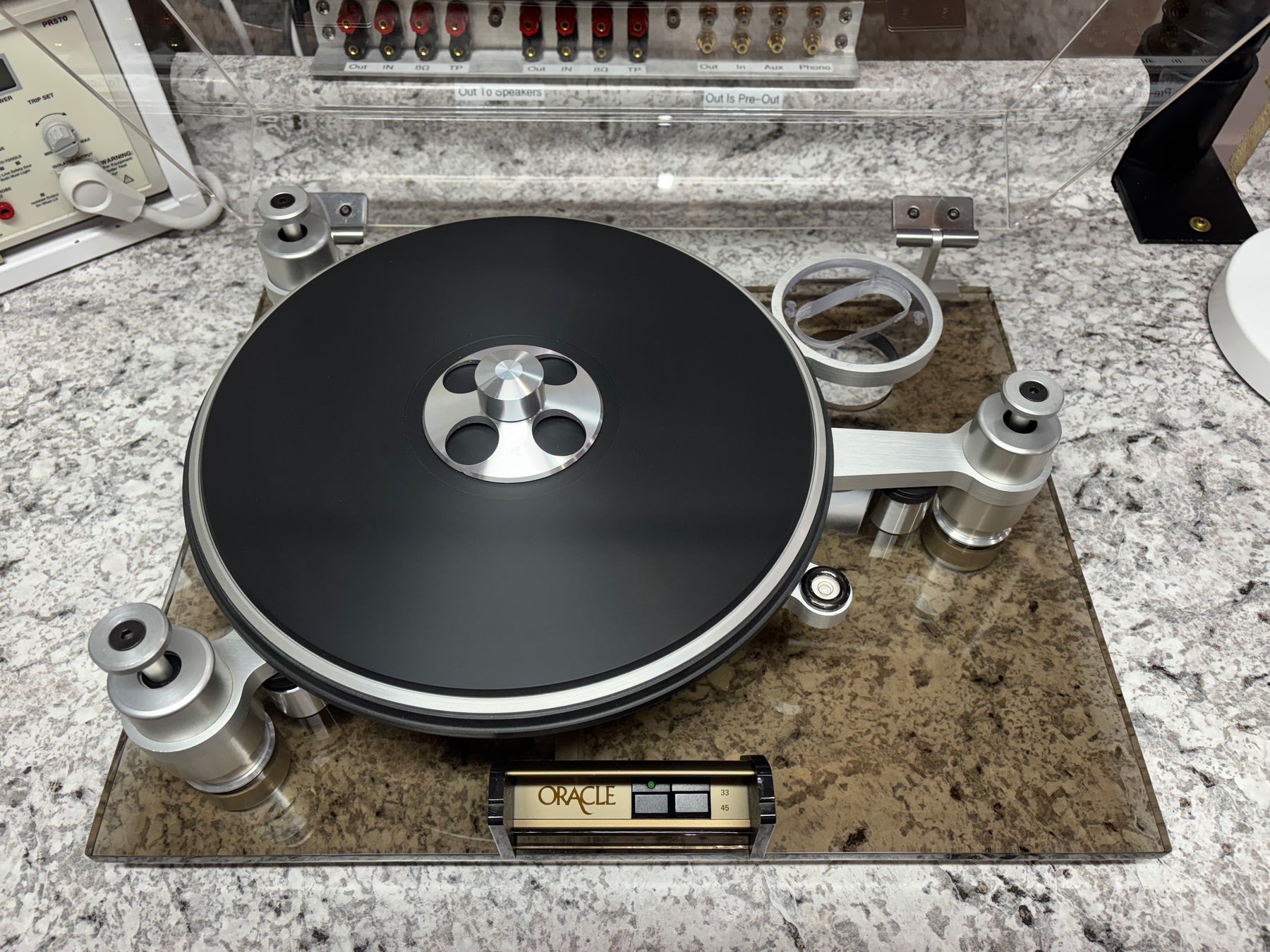 Oracle Delphi Series IV Turntable with MVSS and extra Tune-up parts!