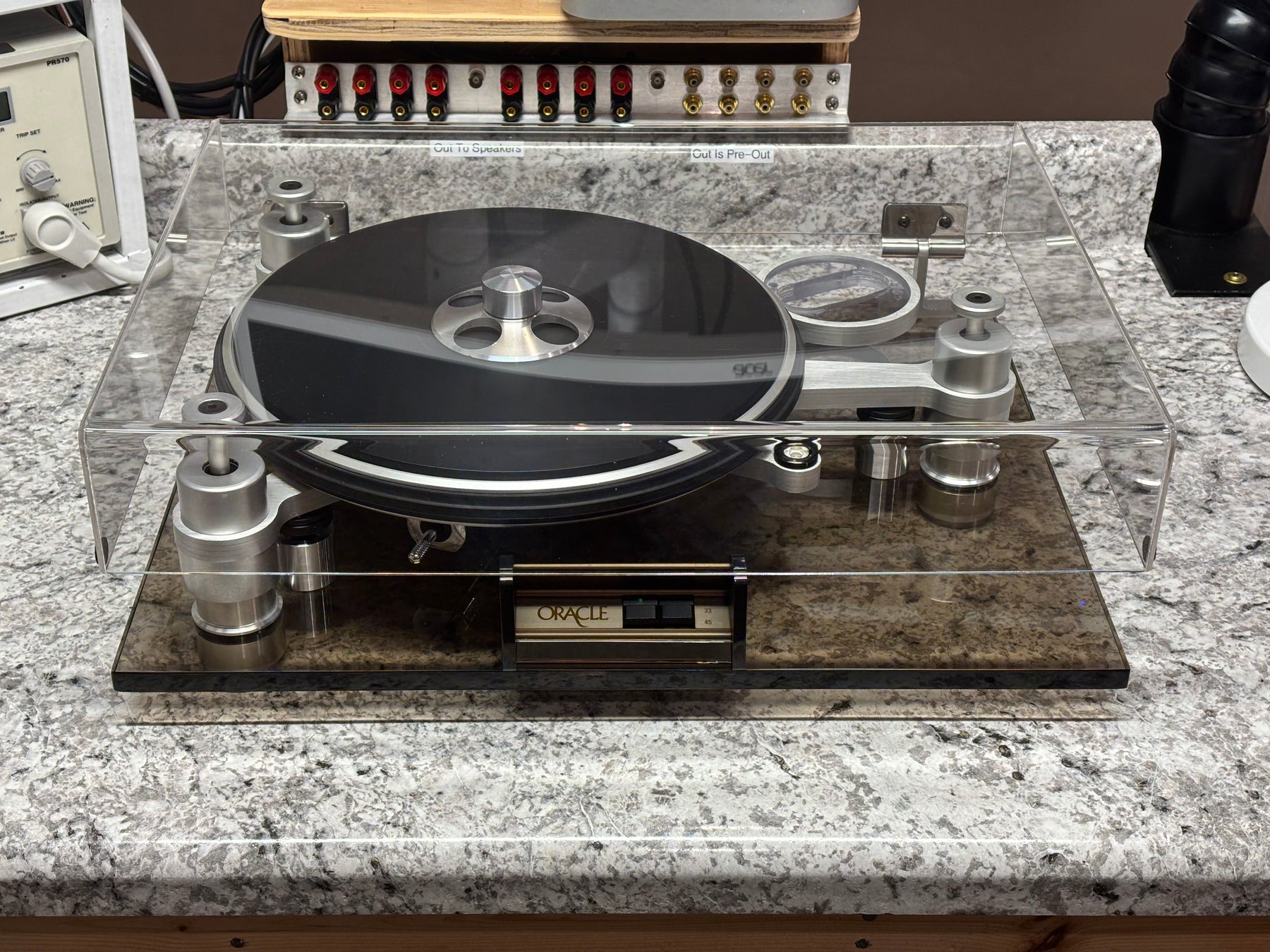 Oracle Delphi Series IV Turntable with MVSS and extra Tune-up parts!