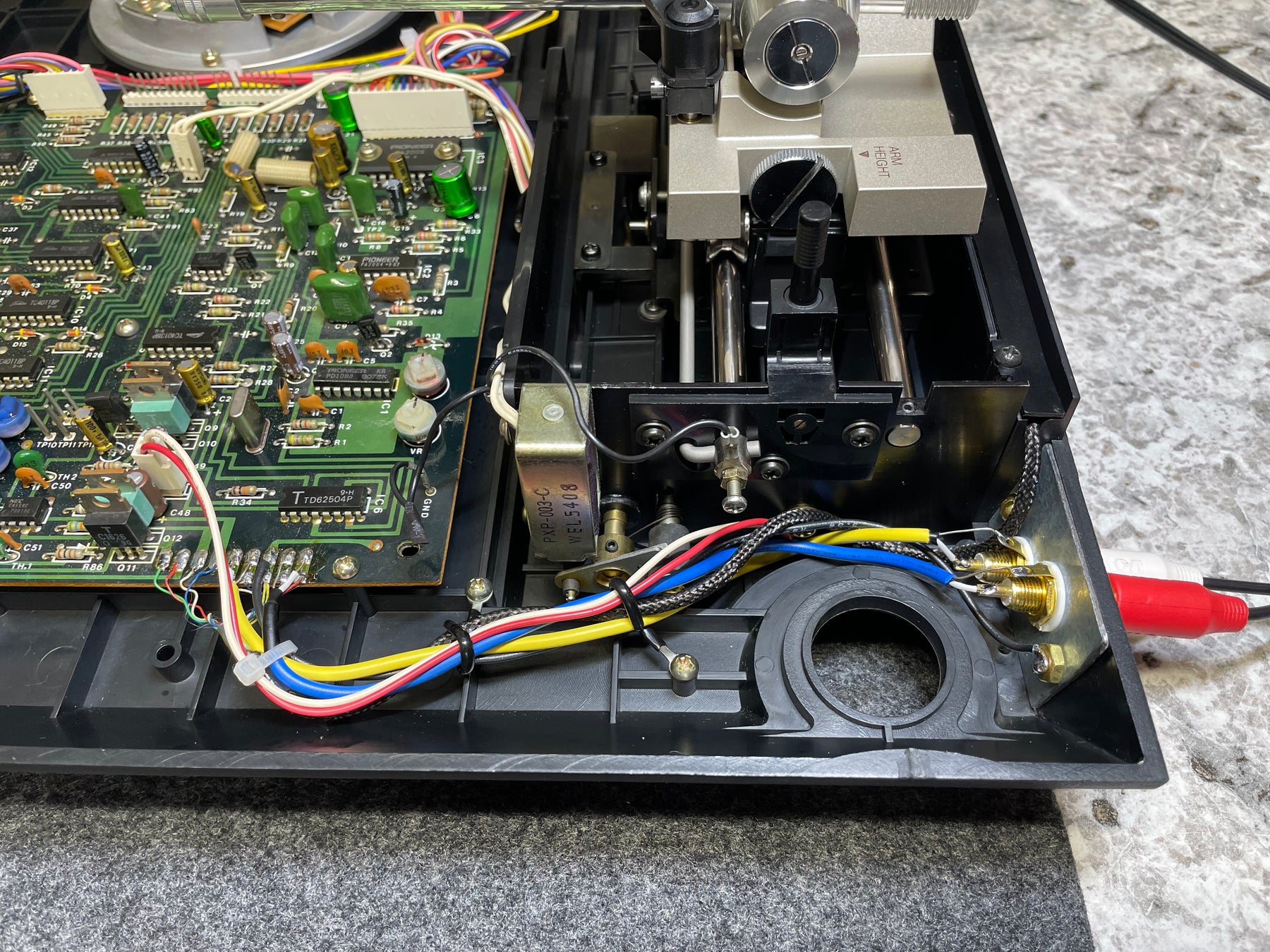 Refurbished and upgraded Phase Linear 8000 Series 2 Linear Turntable
