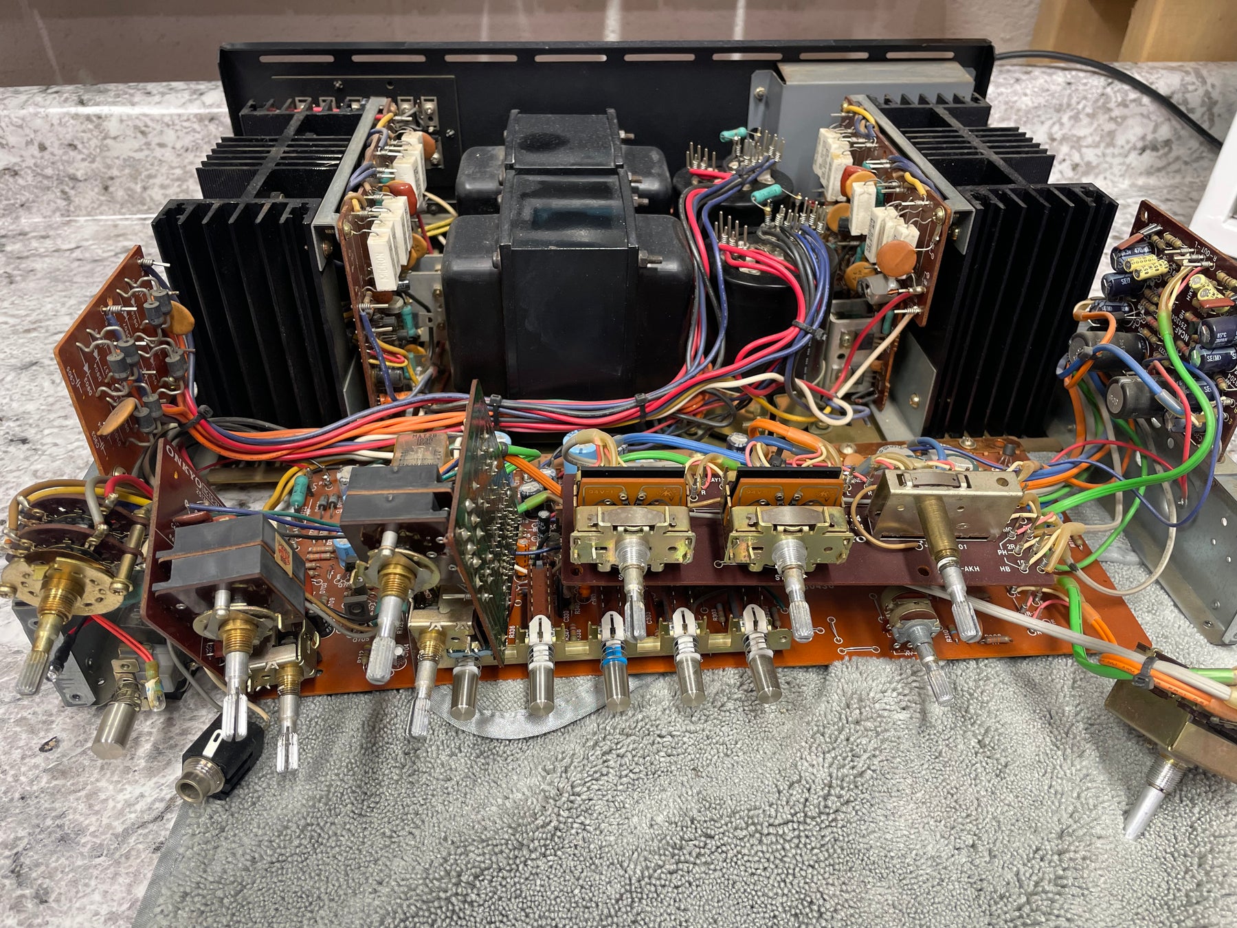 Restored Onkyo A-10 Integrated Amplifier and Matching T-9 Tuner