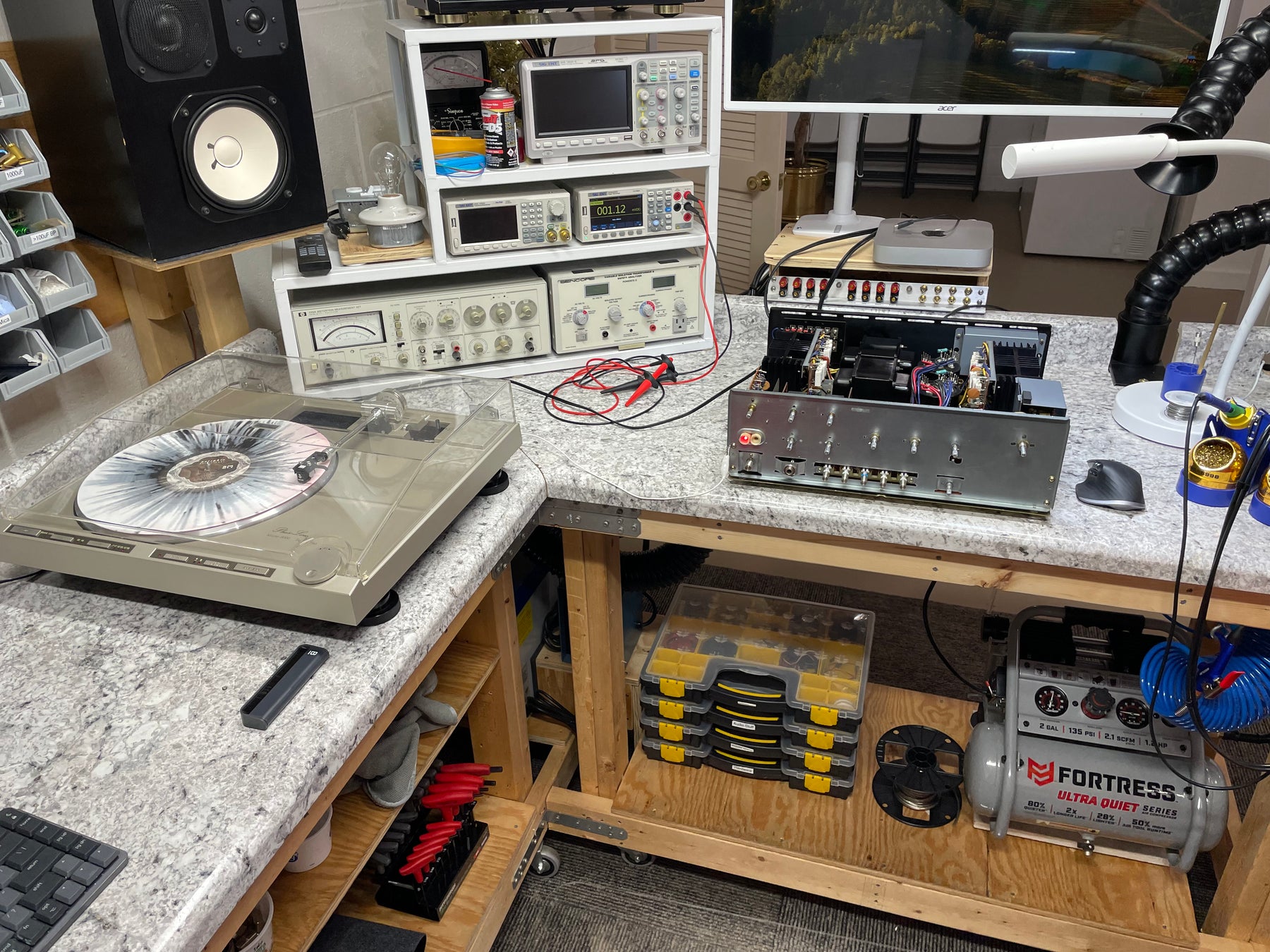 Restored Onkyo A-10 Integrated Amplifier and Matching T-9 Tuner
