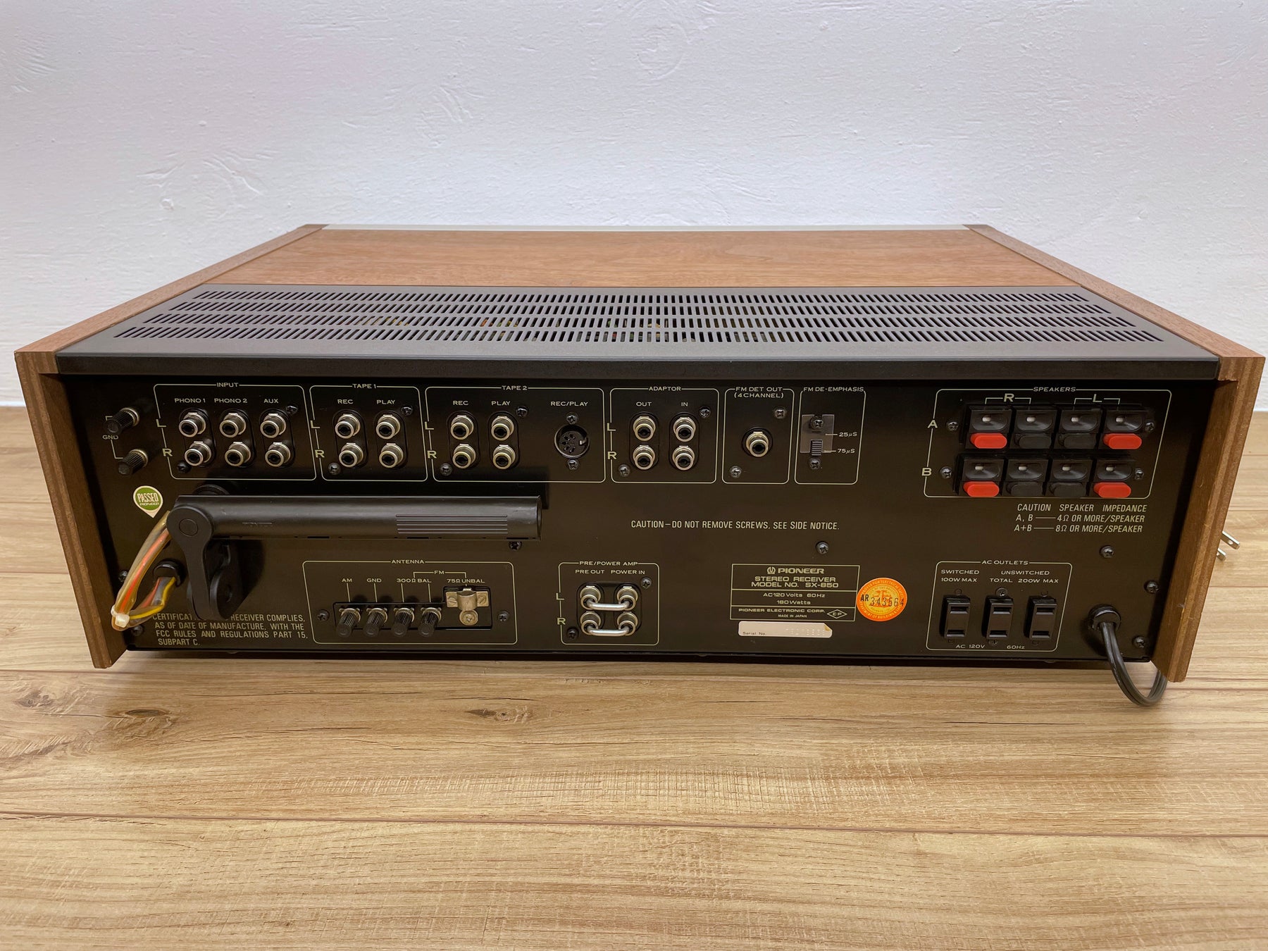 Excellent Pioneer SX-850 Receiver