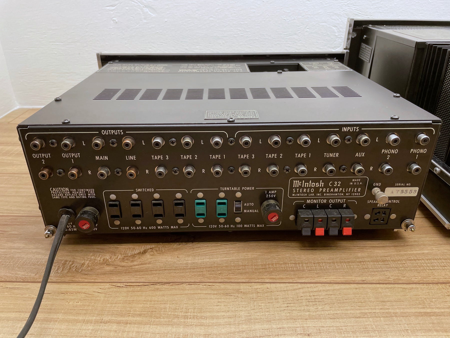 Restored McIntosh Mc2205 Amplifier and C32 Preamplifier Combo