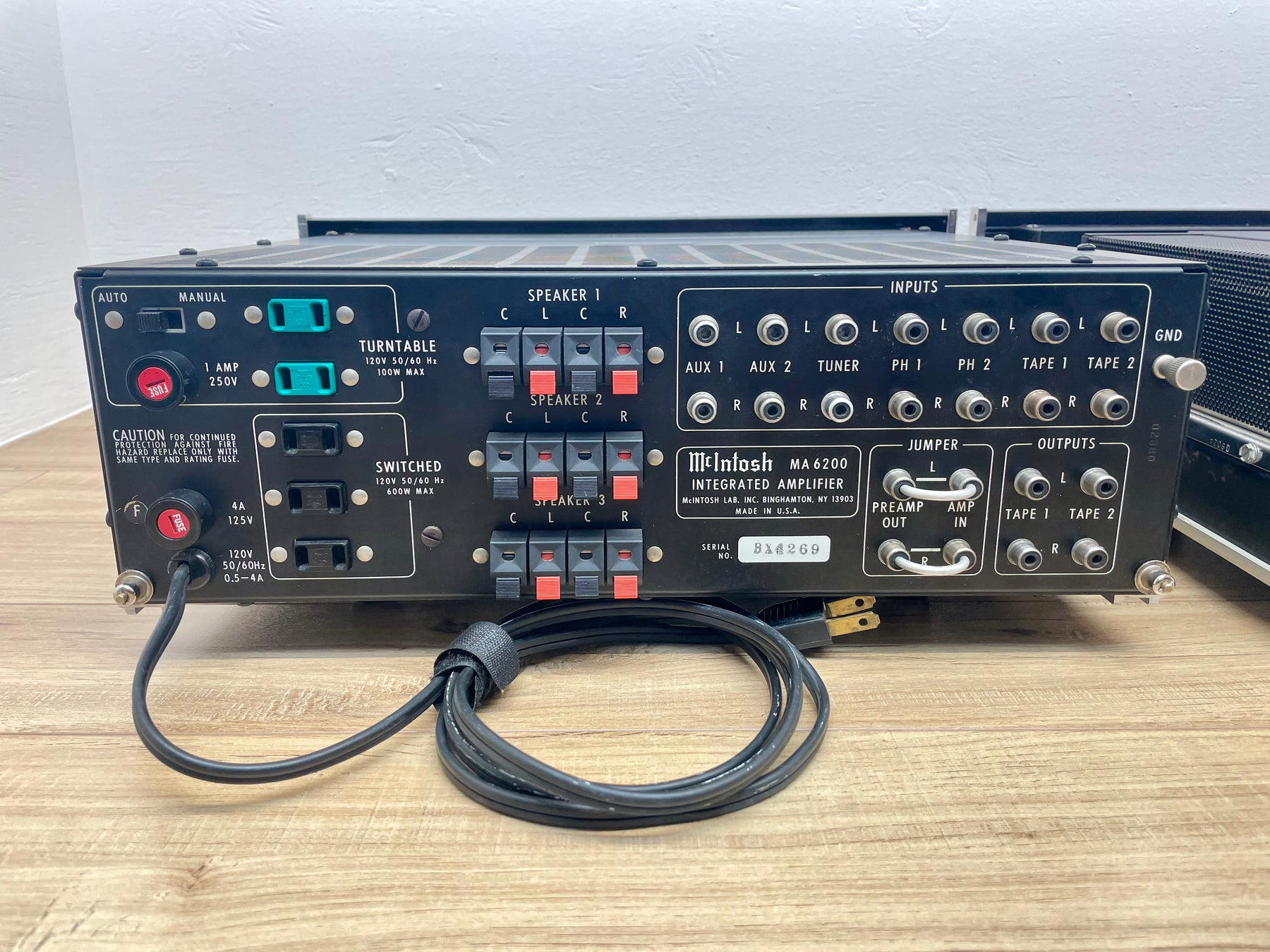 McIntosh MA6200 Integrated Amplifier and Matching MR78 Tuner.