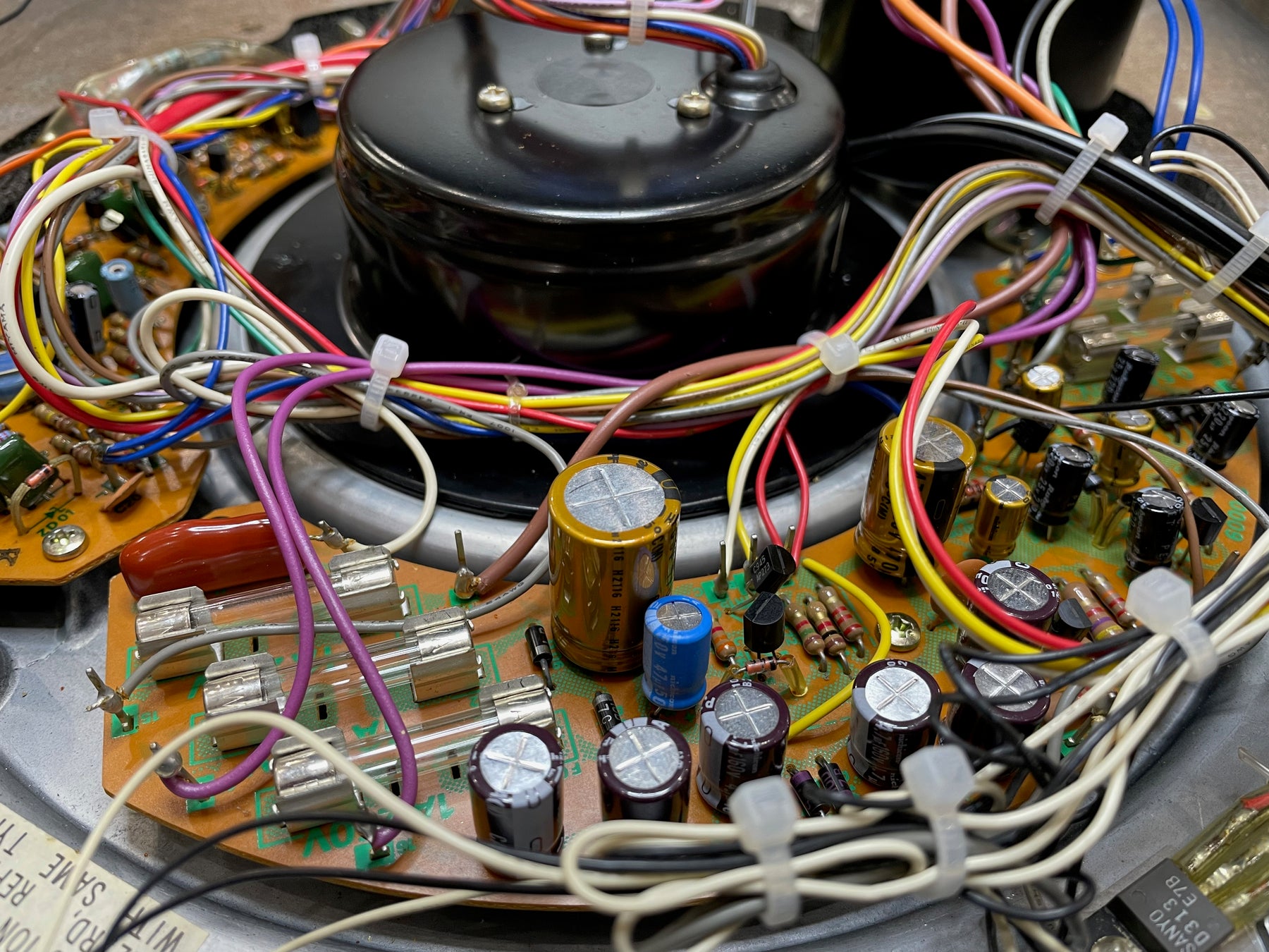Sansui SR-929 Turntable. Restored and Recapped with New Cardas Wire & Ortofon Cart.