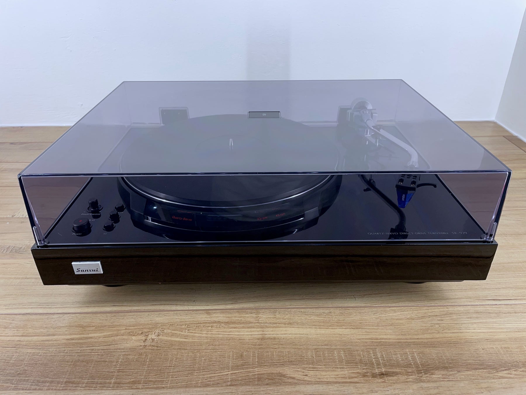 Sansui SR-929 Turntable. Restored and Recapped with New Cardas Wire & Ortofon Cart.