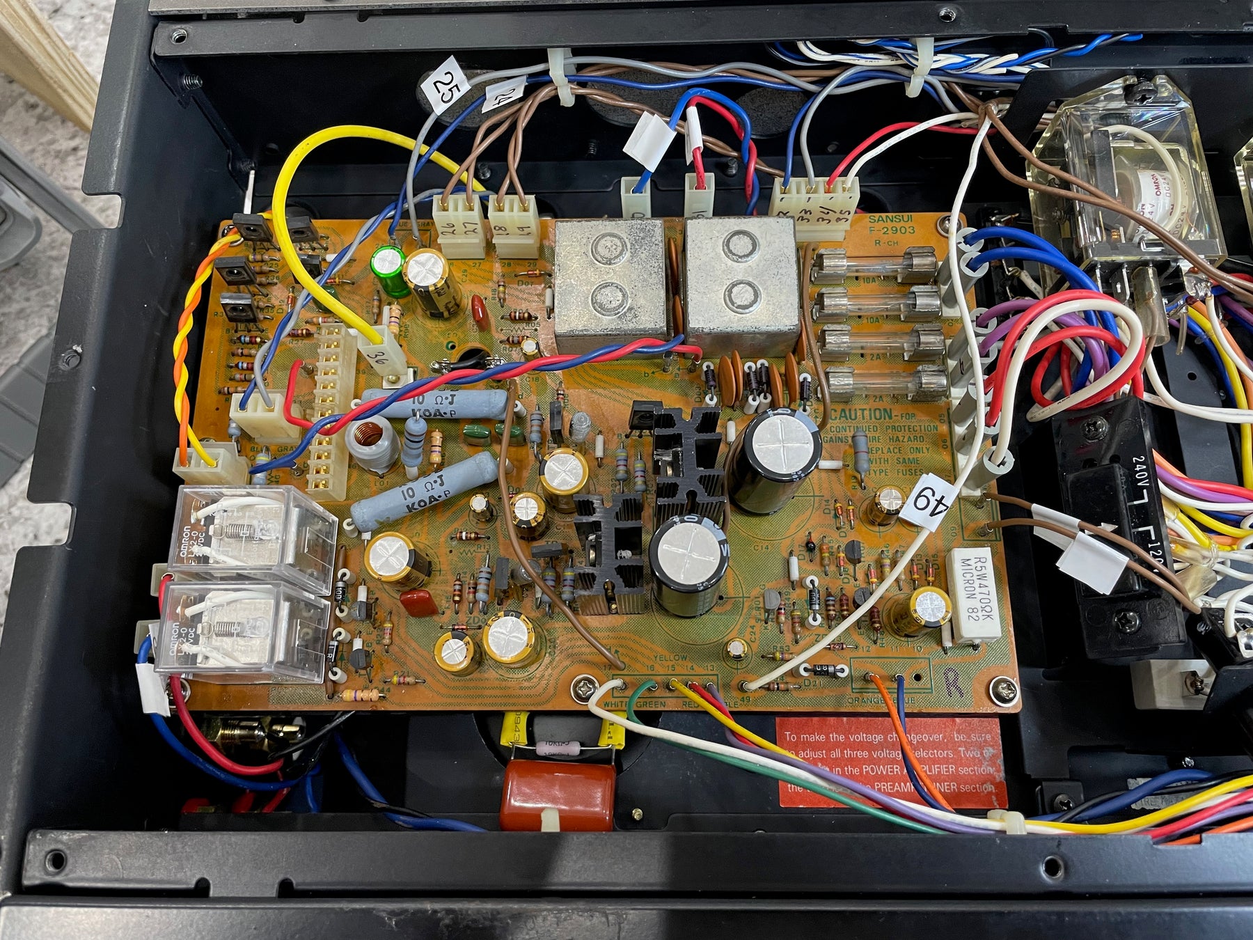 Sansui G22000 Receiver. Restored and Includes Factory Boxes and Literature!