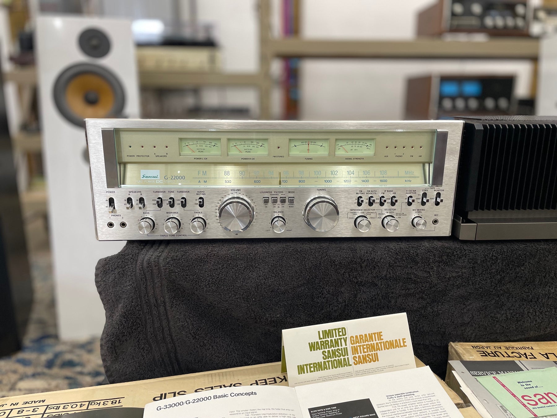 Sansui G22000 Receiver. Restored and Includes Factory Boxes and Literature!