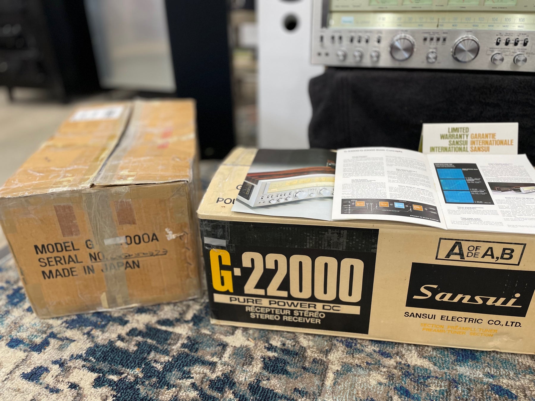 Sansui G22000 Receiver. Restored and Includes Factory Boxes and Literature!