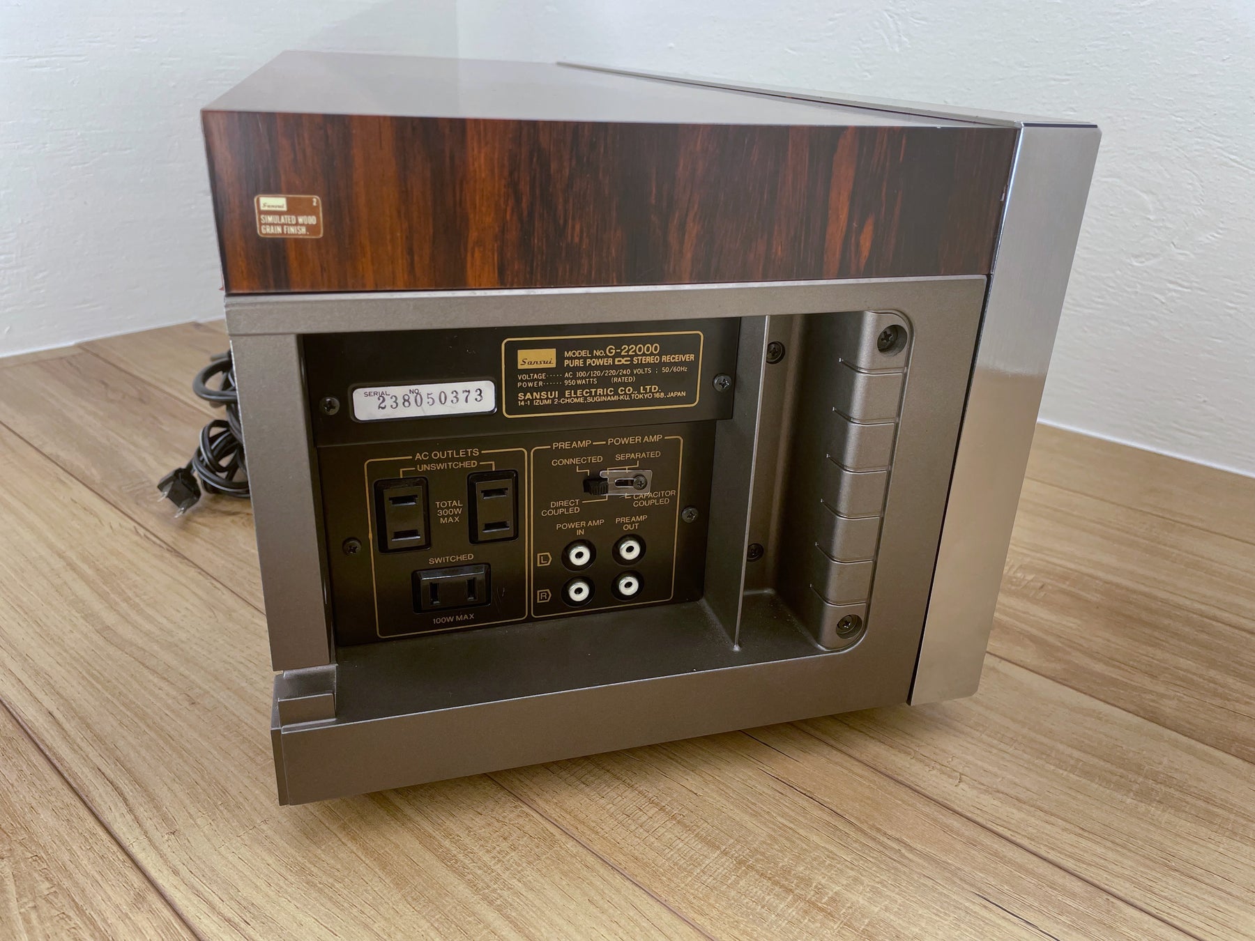 Sansui G22000 Receiver. Restored and Includes Factory Boxes and Literature!