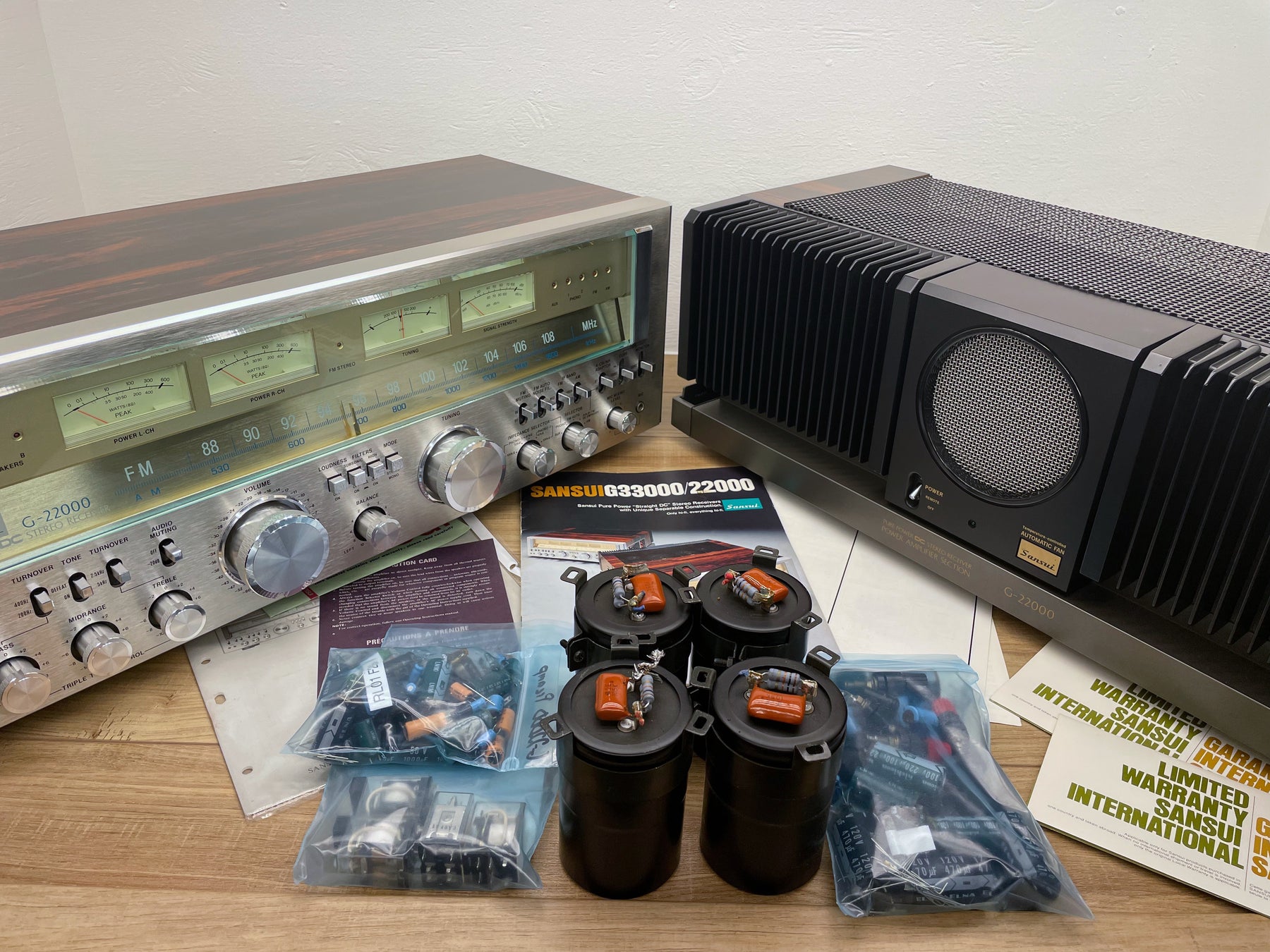 Sansui G22000 Receiver. Restored and Includes Factory Boxes and Literature!
