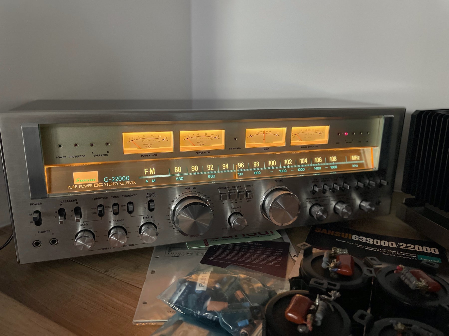 Sansui G22000 Receiver. Restored and Includes Factory Boxes and Literature!