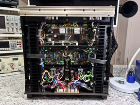 Onkyo M-510 Power Amplifier with a fresh restoration: Ultra rare, ultra heavy, and ultra beautiful