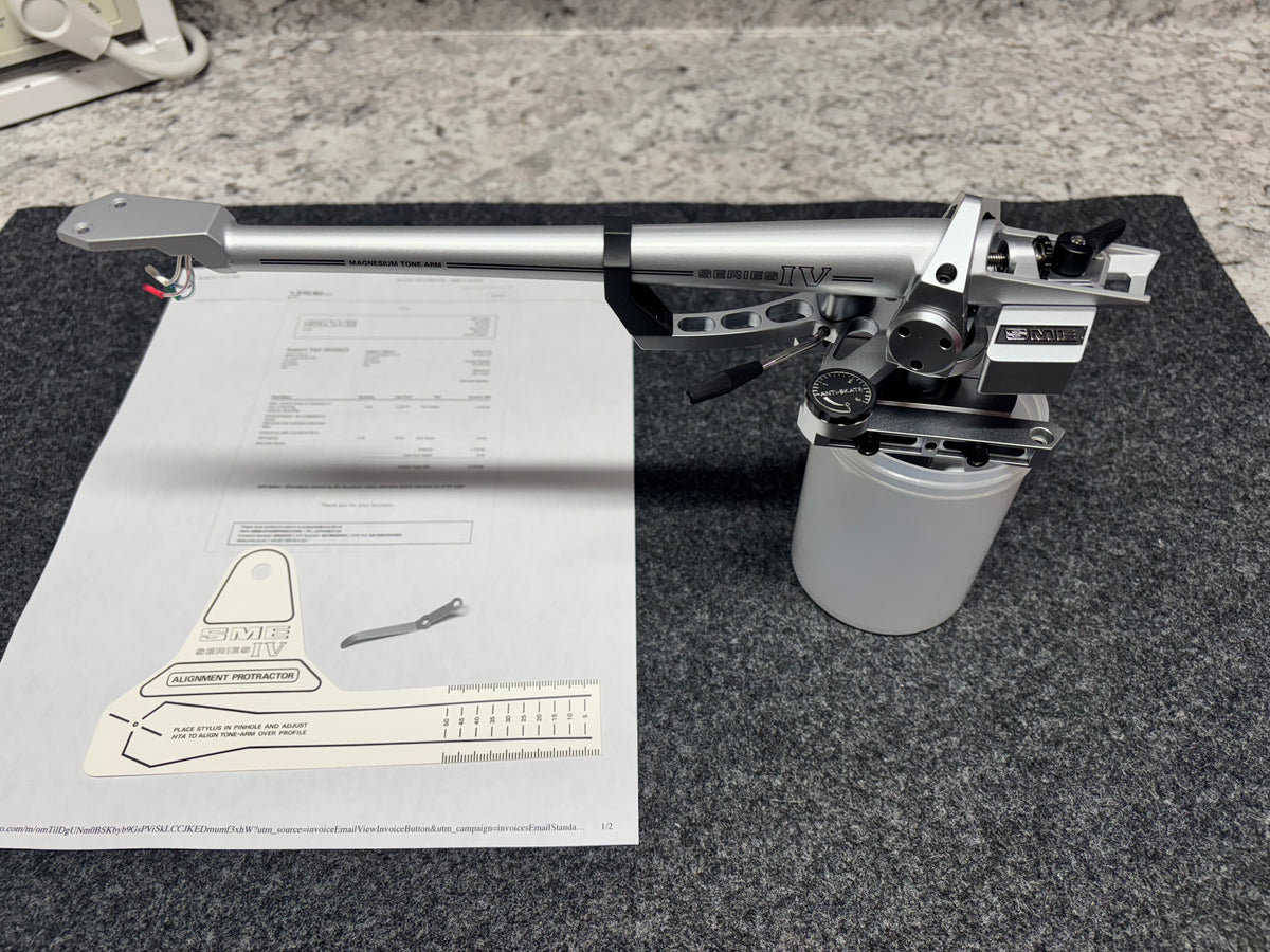 SME Series IV Tonearm. Fresh service and rebuild from SME New bearings & Wire
