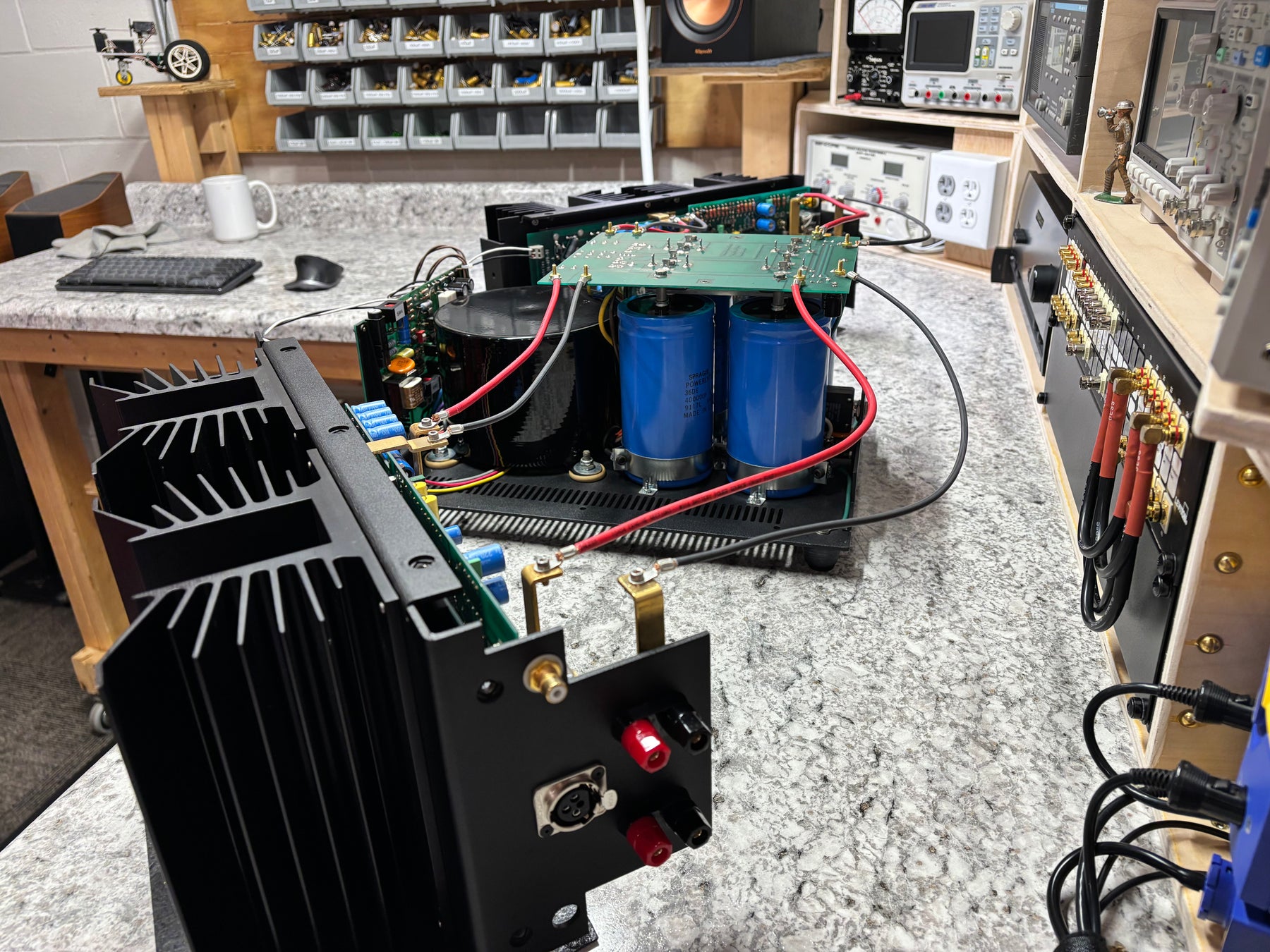 Krell KSA-150 Power Amplifier. Full Restoration and Service