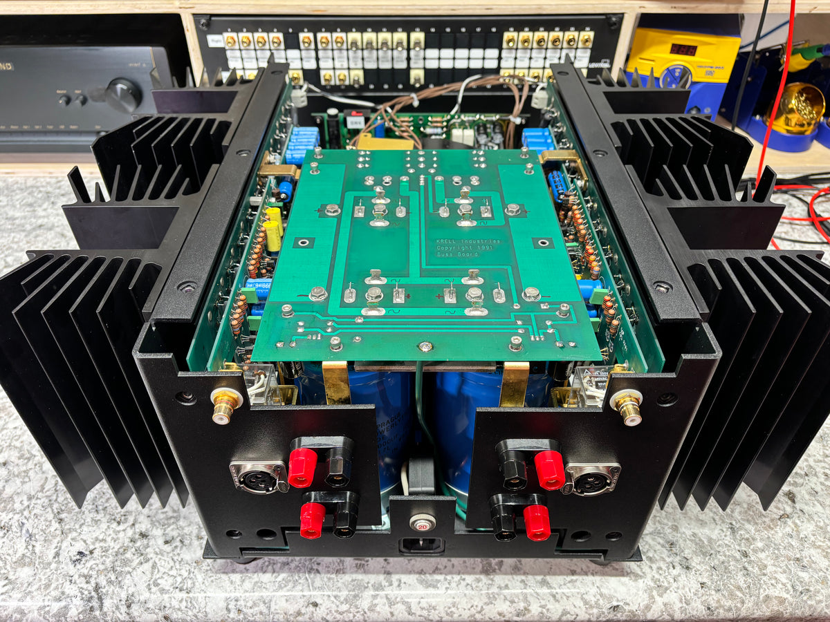 Krell KSA-150 Power Amplifier. Full Restoration and Service