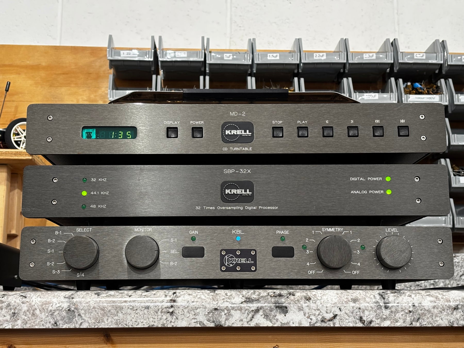 Krell MD-2 CD player and Matching SBP-32X DAC