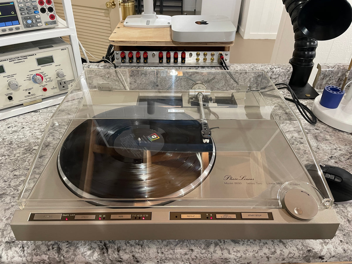 Refurbished and upgraded Phase Linear 8000 Series 2 Linear Turntable