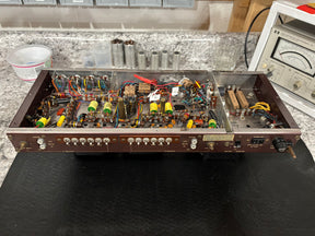 Fisher SA-300 Tube Amplifier.  Recent restoration with high-end components.