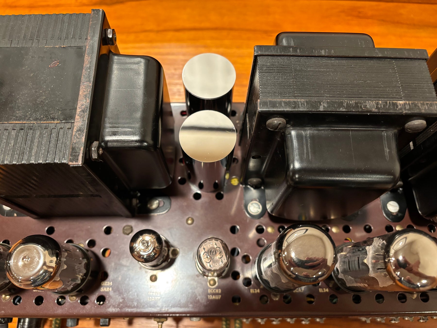 Fisher SA-300 Tube Amplifier.  Recent restoration with high-end components.