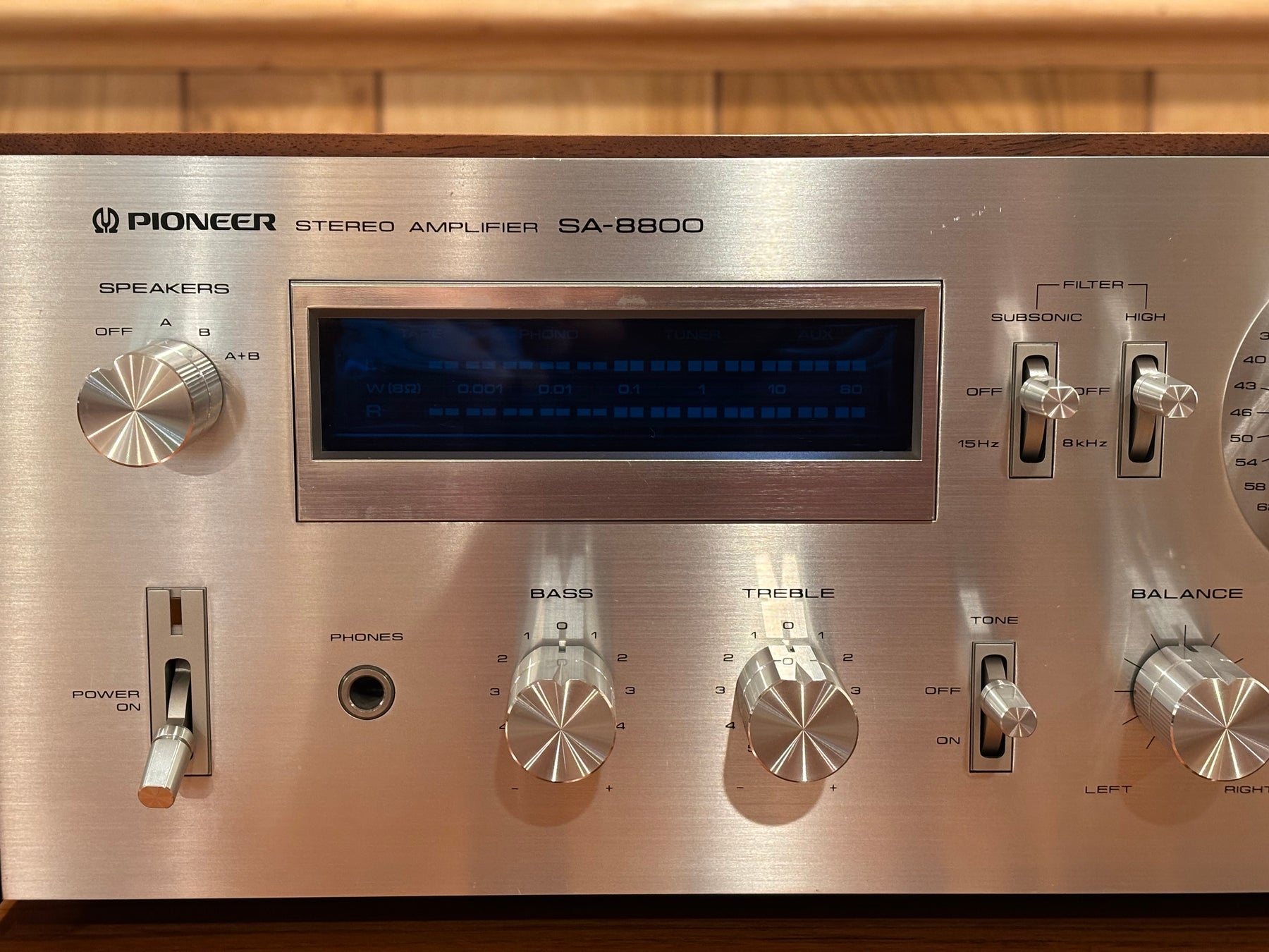 Pioneer SA8800 Integrated Amplifer Restored and Recapped