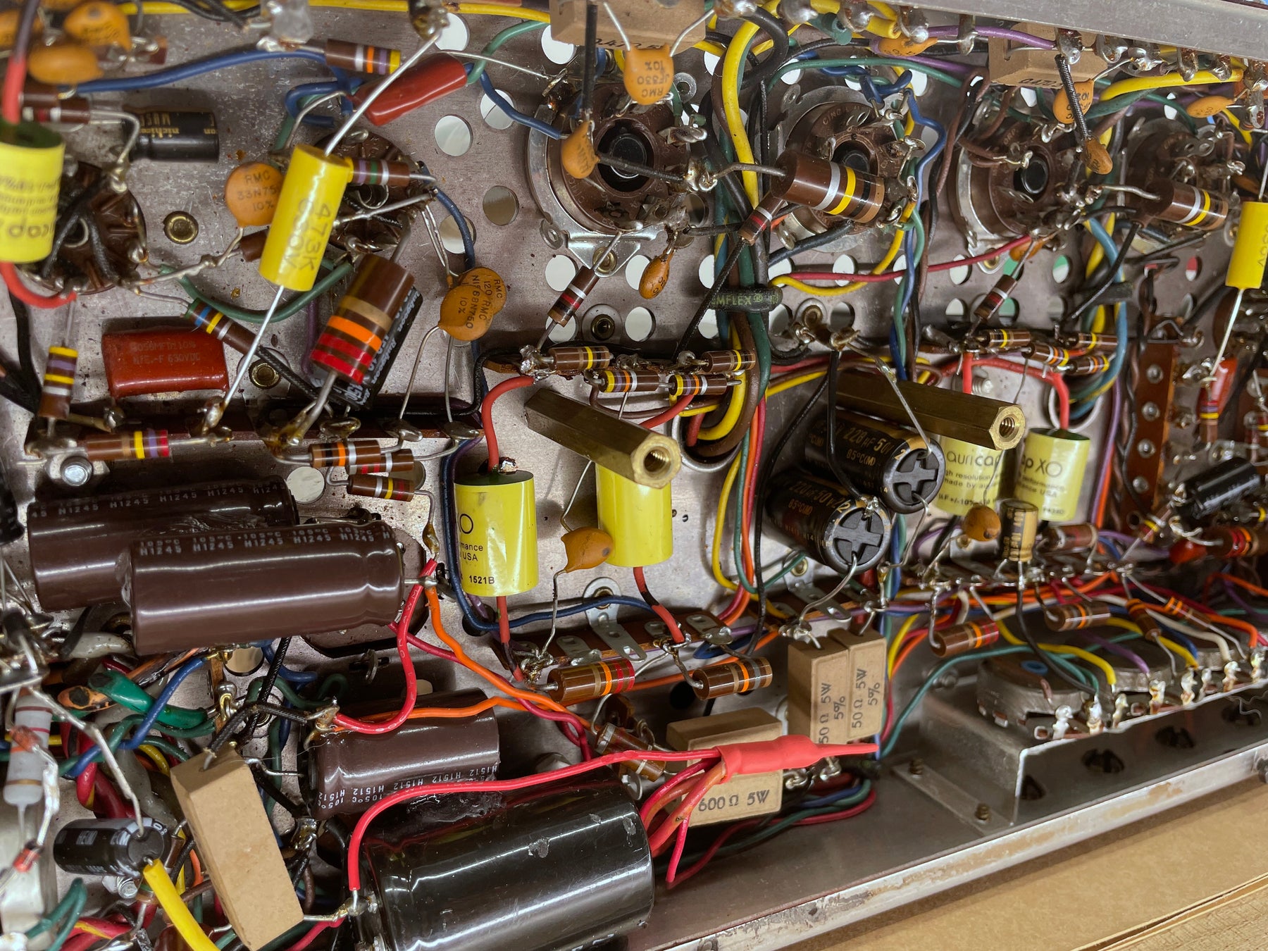 Fisher SA-300 Tube Amplifier.  Recent restoration with high-end components.