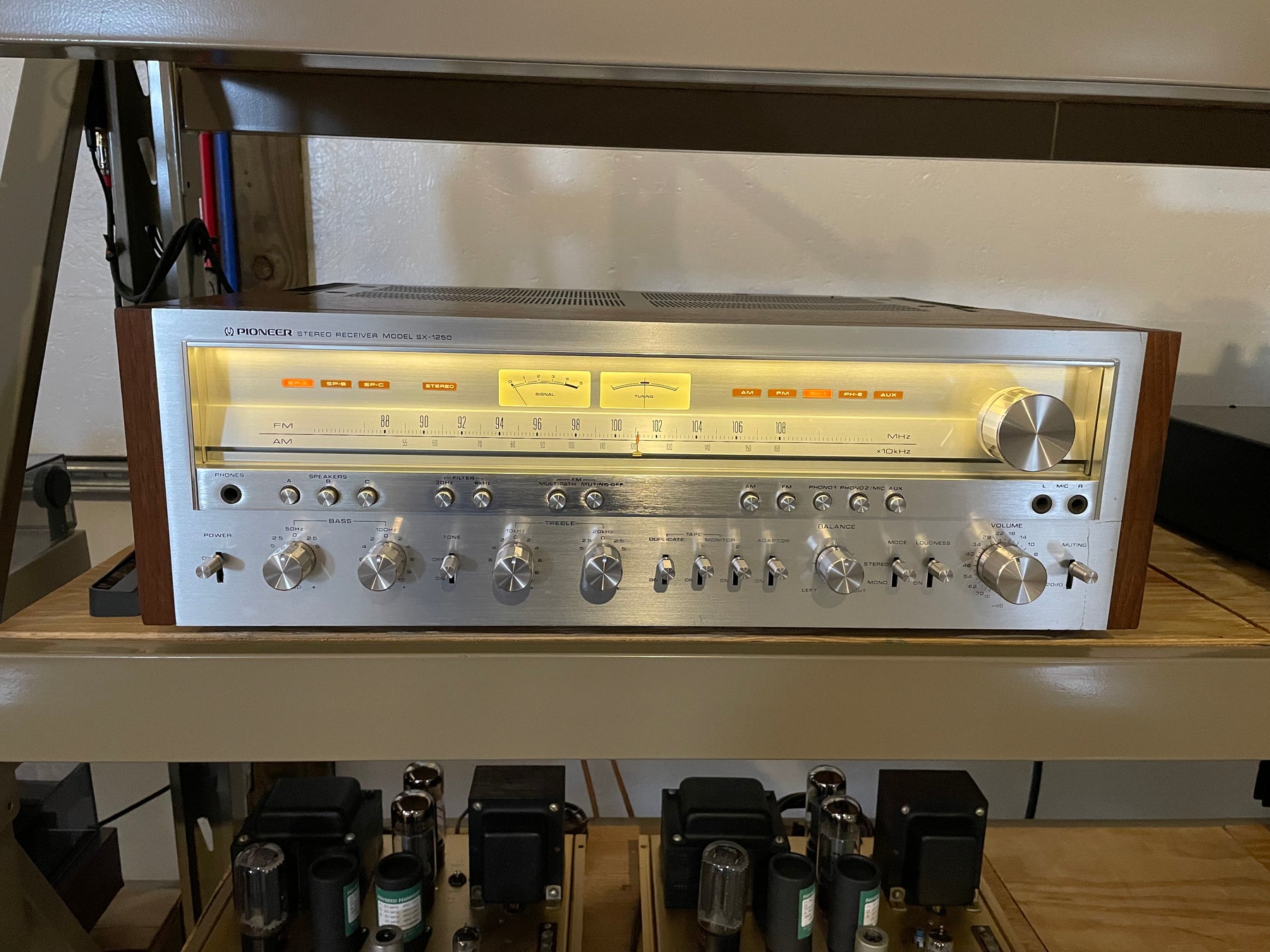 Restored Pioneer SX1250 Receiver