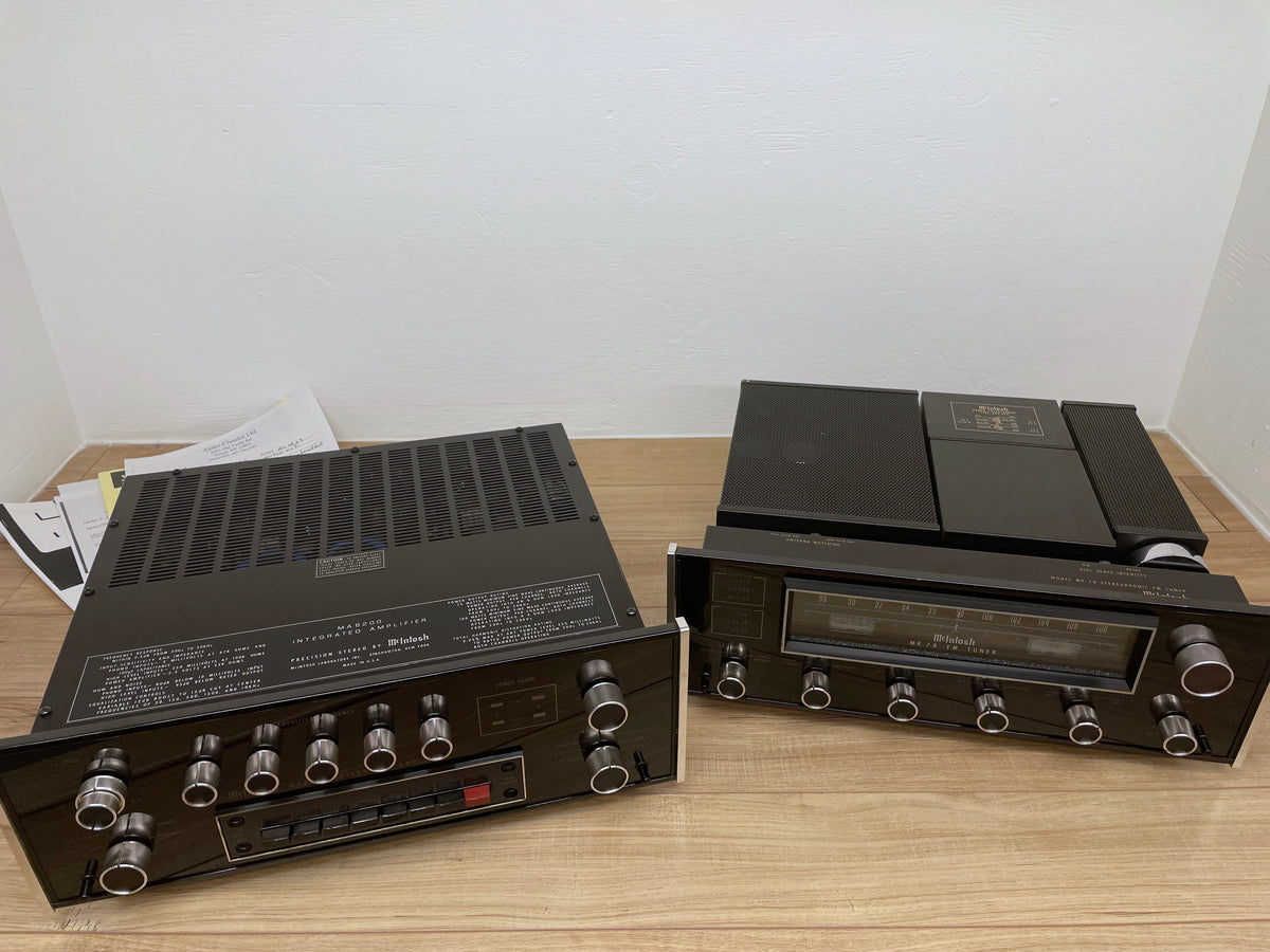 McIntosh MA6200 Integrated Amplifier and Matching MR78 Tuner.