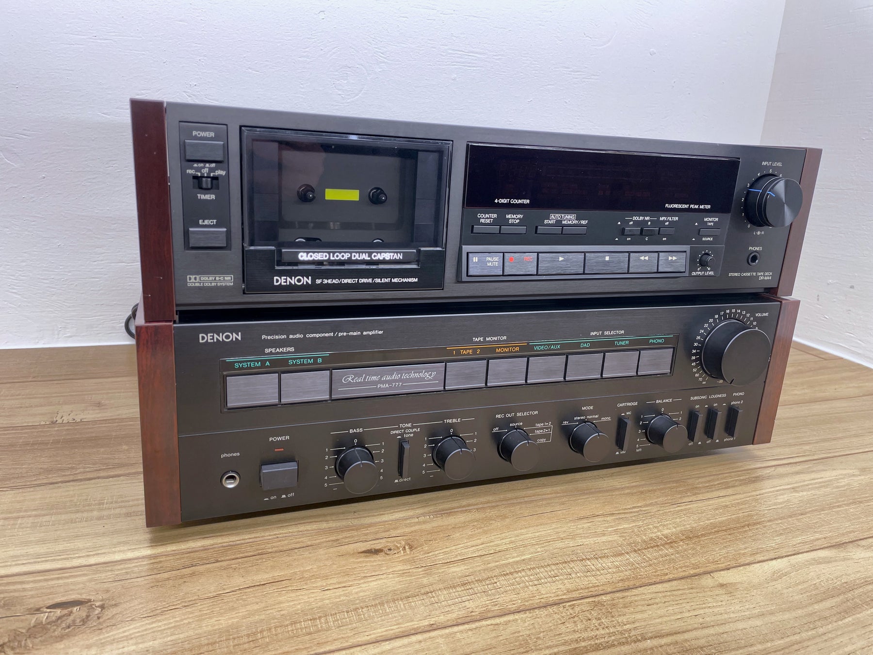 Denon PMA-777 Integrated Amplifer and matching DR-M44 Tape Deck