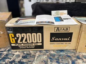Sansui G22000 Receiver. Restored and Includes Factory Boxes and Literature!