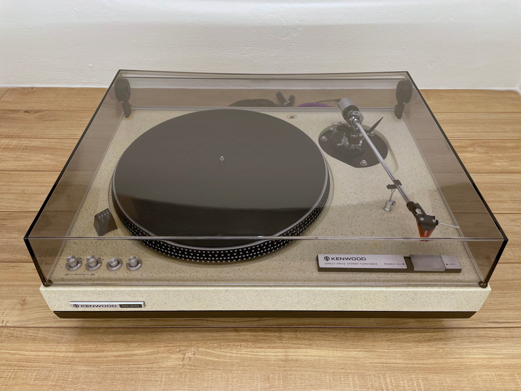 Kenwood KD-500 Turntable with Grace G-707 Tonearm and Upgrades Galore
